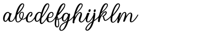 Swallow Script Regular Font LOWERCASE