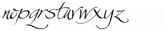 Swan Song Font LOWERCASE