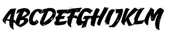Swash Break Font UPPERCASE