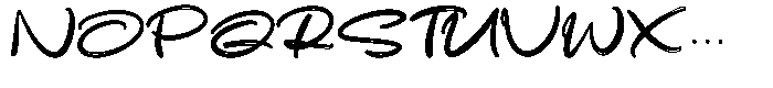 Swatch Out Font UPPERCASE