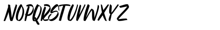 Swazey Font UPPERCASE