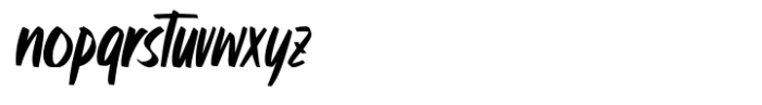 Swazey Font LOWERCASE