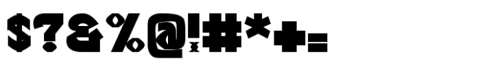 Sweatshops Font OTHER CHARS