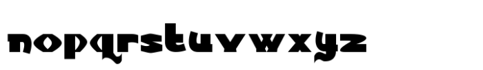 Sweatshops Font LOWERCASE