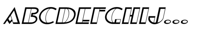 Swedish Deco JNL Oblique FONT