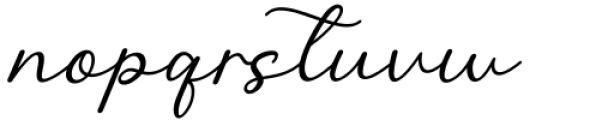 Sweet Allita Italic Font LOWERCASE
