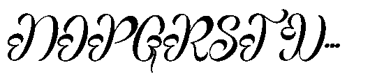 Sweet Amora Monogram Sweet Amora Italic Italic Font UPPERCASE