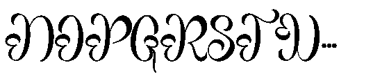 Sweet Amora Monogram Sweet Amora Regular Font UPPERCASE