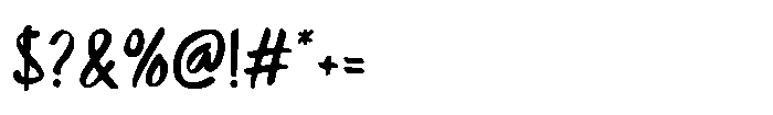 Sweet Bounce Font OTHER CHARS