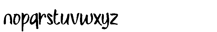 Sweet Bounce Font LOWERCASE