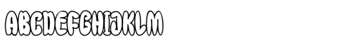 Sweet Bubble Regular Font UPPERCASE