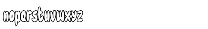 Sweet Bubble Regular Font LOWERCASE