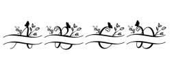Sweet Butterfly Monogram FONT
