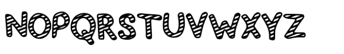 Sweet Cane Comic Font UPPERCASE