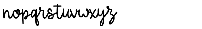 Sweet Cat Font LOWERCASE