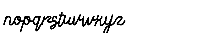 Sweet Combo Script Font LOWERCASE