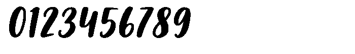 Sweet Daisy Slant Font OTHER CHARS