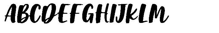 Sweet Daisy Slant Font UPPERCASE
