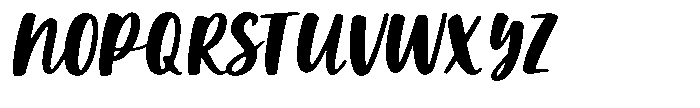 Sweet Daisy Slant Font UPPERCASE
