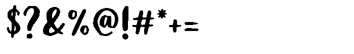 Sweet Daisy Smooth Font OTHER CHARS