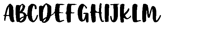 Sweet Daisy Smooth Font UPPERCASE