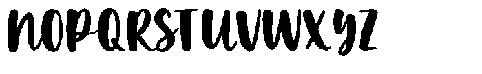 Sweet Daisy Smooth Font UPPERCASE
