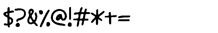 Sweet Dilemma Font OTHER CHARS
