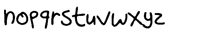 Sweet Dilemma Font LOWERCASE