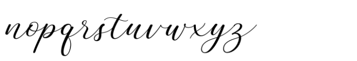 Sweet Dreams Font LOWERCASE
