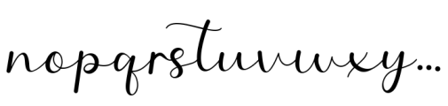 Sweet Flower Monogram Regular Font LOWERCASE