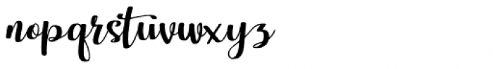 Sweet Harley Script Solid Font LOWERCASE