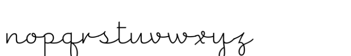 Sweet Nancy Semi Condensed Font LOWERCASE