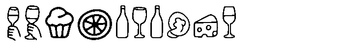 Sweet Roast Line art Regular Font OTHER CHARS