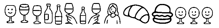 Sweet Roast Line art Regular FONT