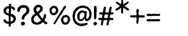 Sweet Roast Regular Font OTHER CHARS