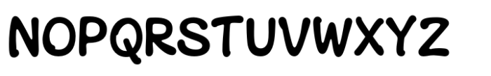 Sweet Serenity Sans Font UPPERCASE