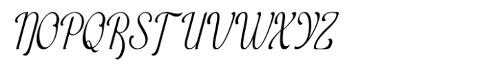 Sweet Waterfall Light Italic Font UPPERCASE