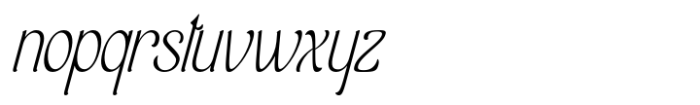 Sweet Waterfall Light Italic Font LOWERCASE