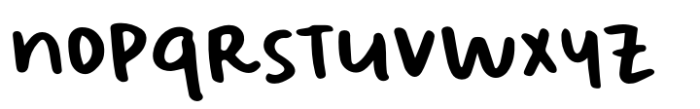 Sweet Zine Regular Font LOWERCASE