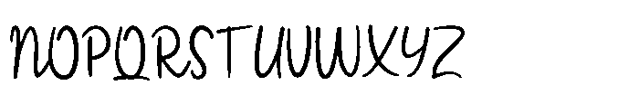 Sweete Line Font UPPERCASE
