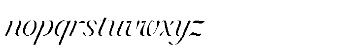 Sweetform Alternate Four Font LOWERCASE