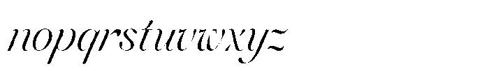 Sweetform Alternate Three Font LOWERCASE