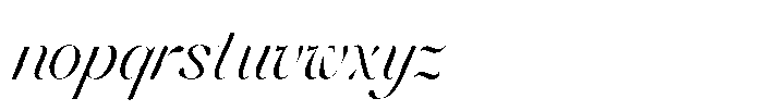 Sweetform Alternate Two Font LOWERCASE