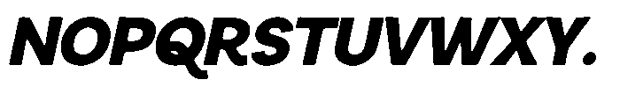 Sweetform Sans Bold Italic Font UPPERCASE
