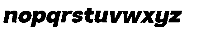 Sweetform Sans Bold Italic Font LOWERCASE