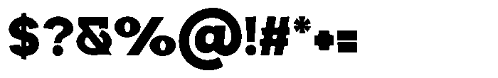 Sweetform Sans Bold Font OTHER CHARS