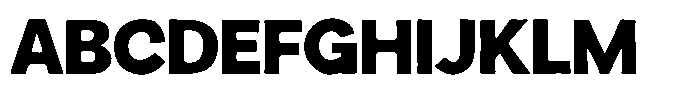 Sweetform Sans Bold Font UPPERCASE
