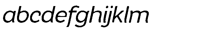 Sweetform Sans Italic FONT