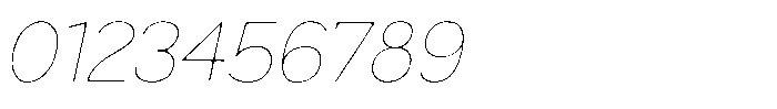 Sweetform Sans Light Italic Font OTHER CHARS