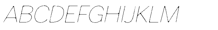 Sweetform Sans Light Italic Font UPPERCASE